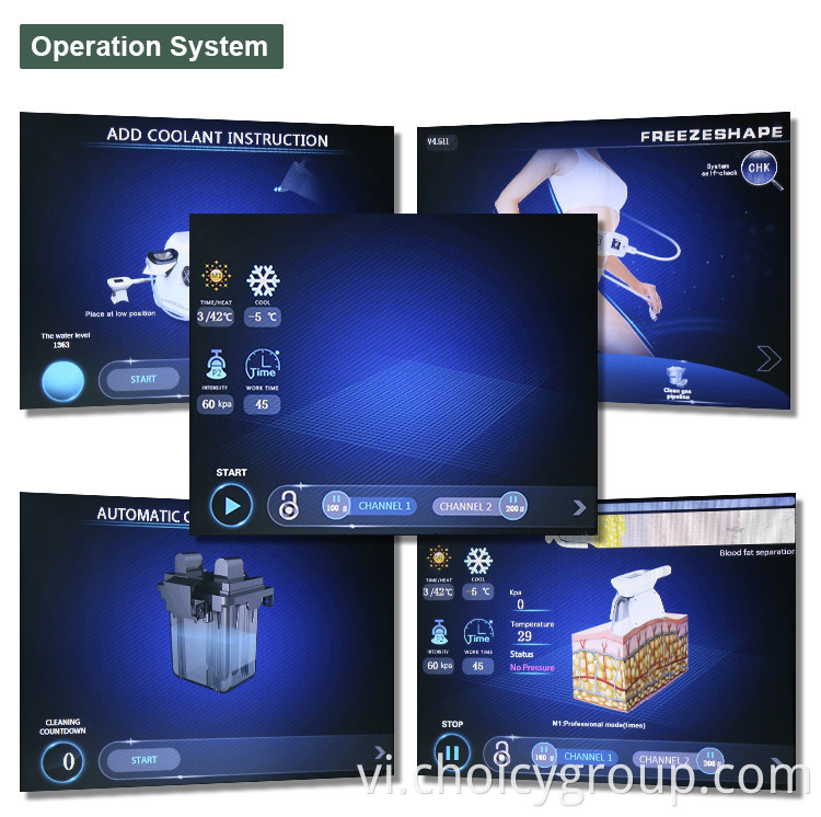 Choicy 360 Degree Fat Freezing Cryotherapy Machine